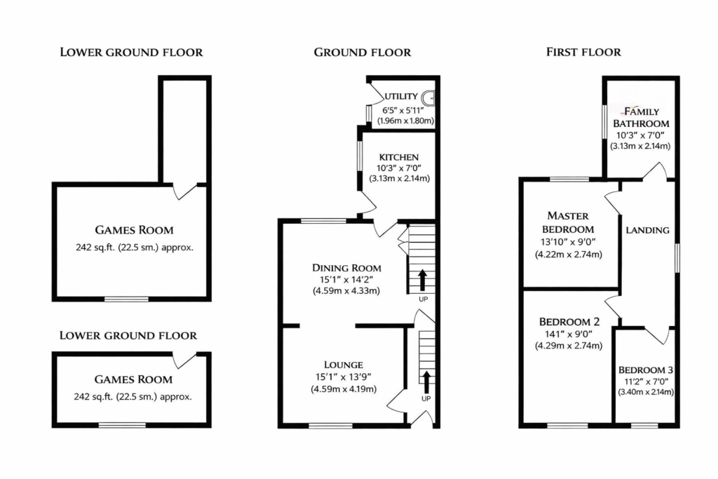 2, Station Rd, Whitworth floorplan