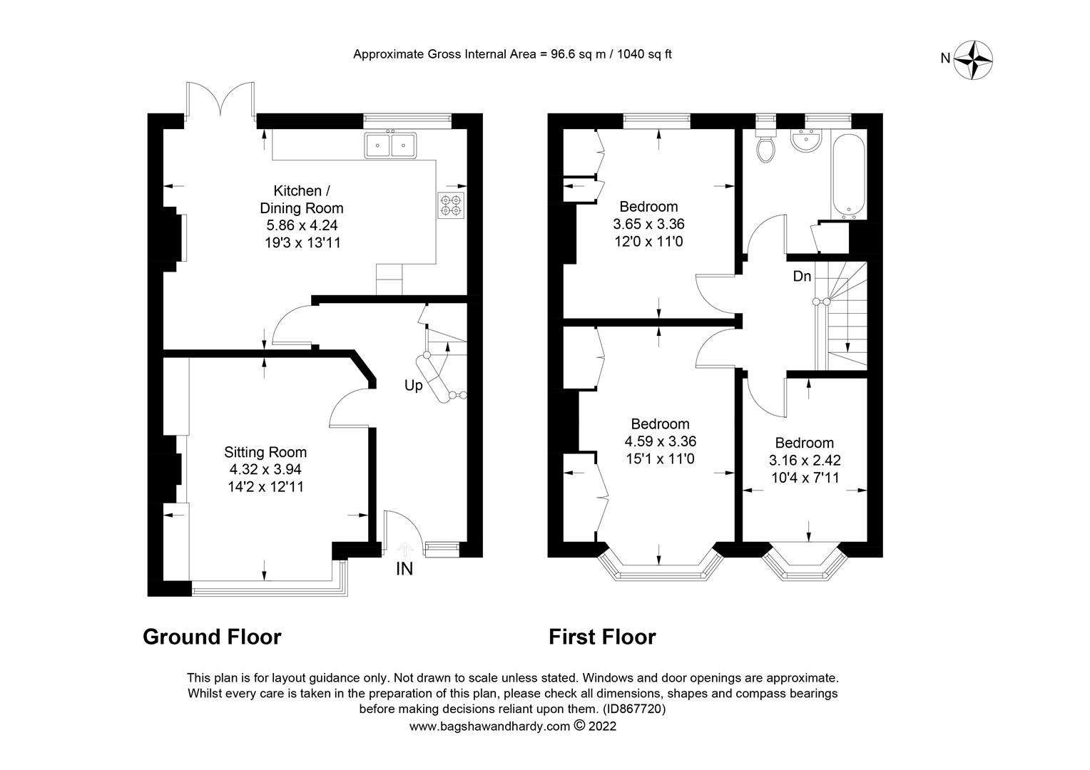 Greenwood Close, Morden SM4, 3 bedroom terraced house for sale