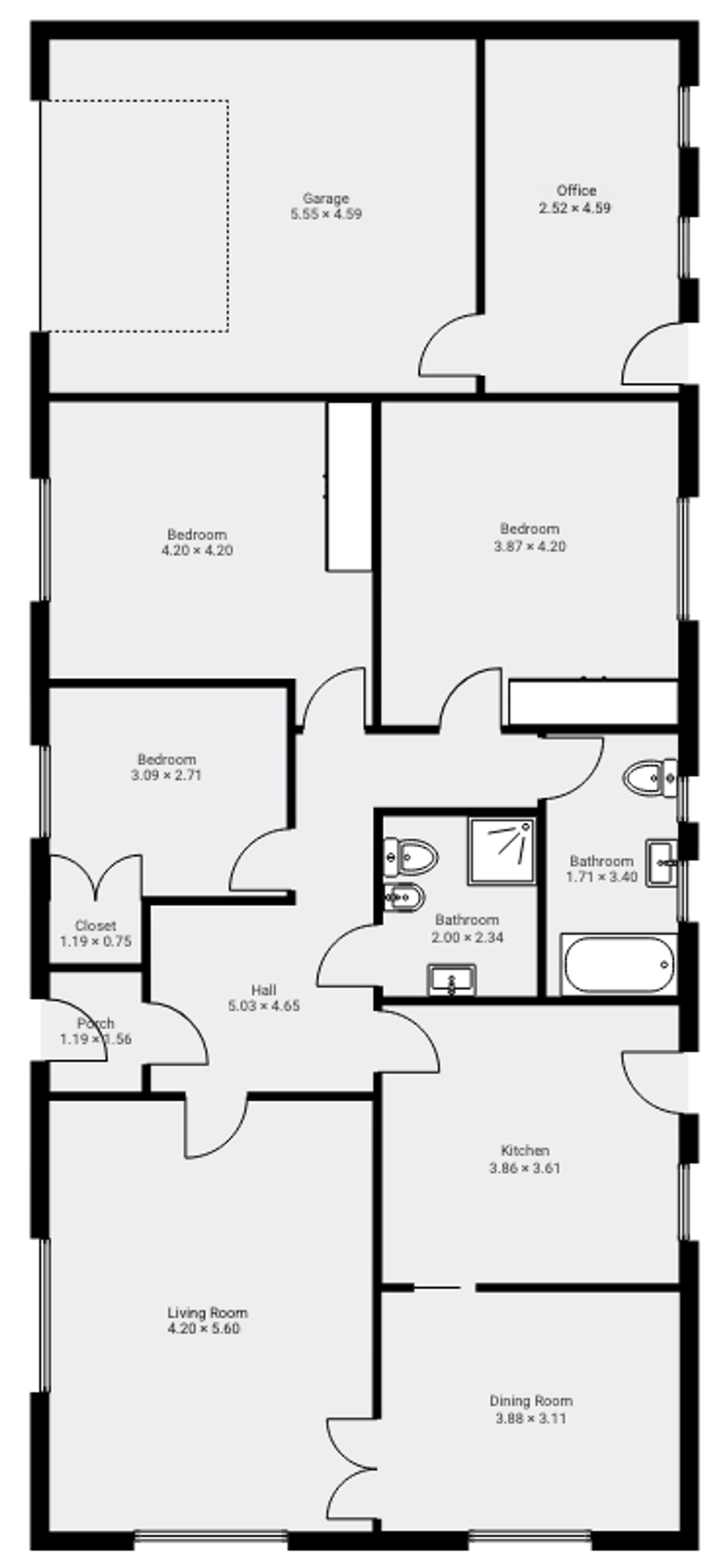 1 Smallhope Drive, Durham floorplan