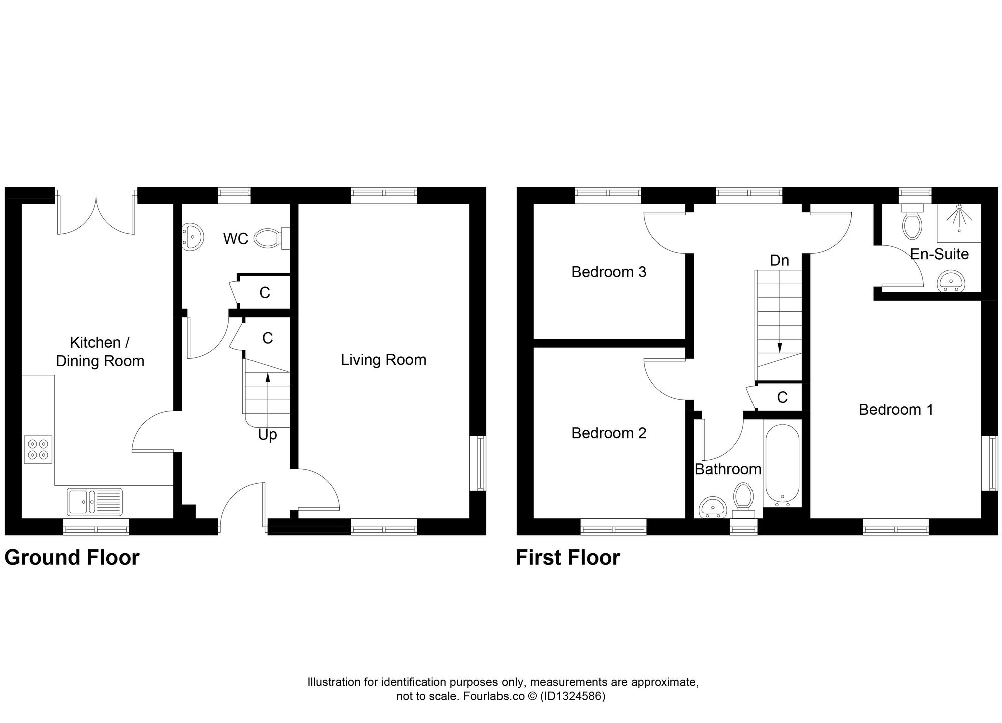 39 Ronald Paton Crescent, Glenrothes floorplan