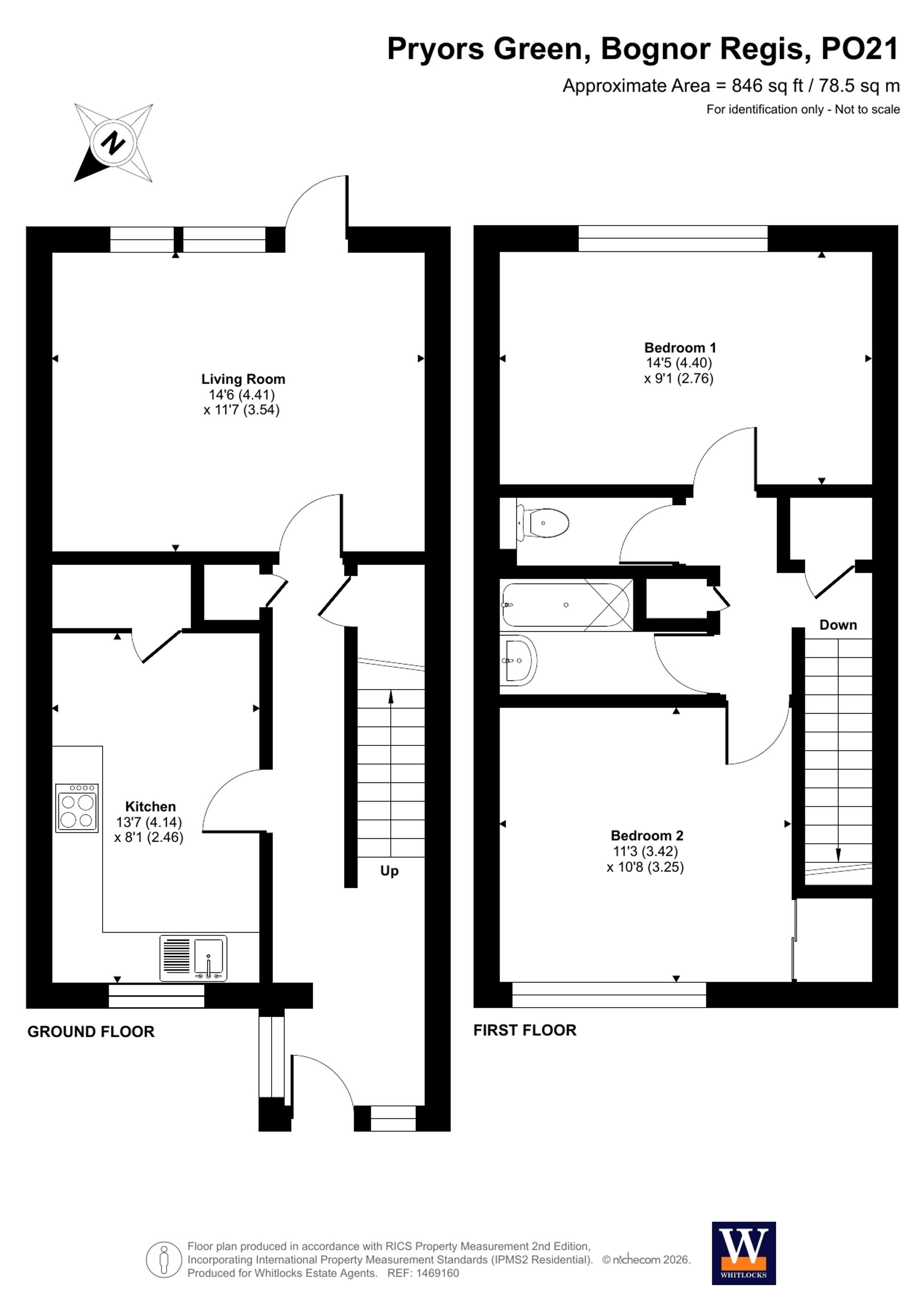 36, Pryors Green, Bognor Regis floorplan