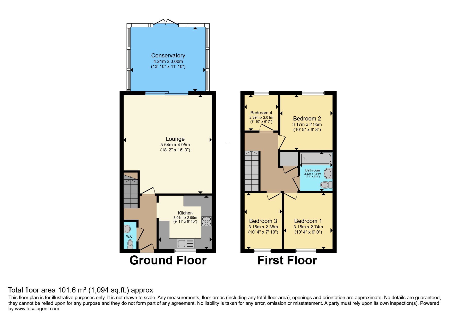 8, Ingrave Close, Wickford floorplan