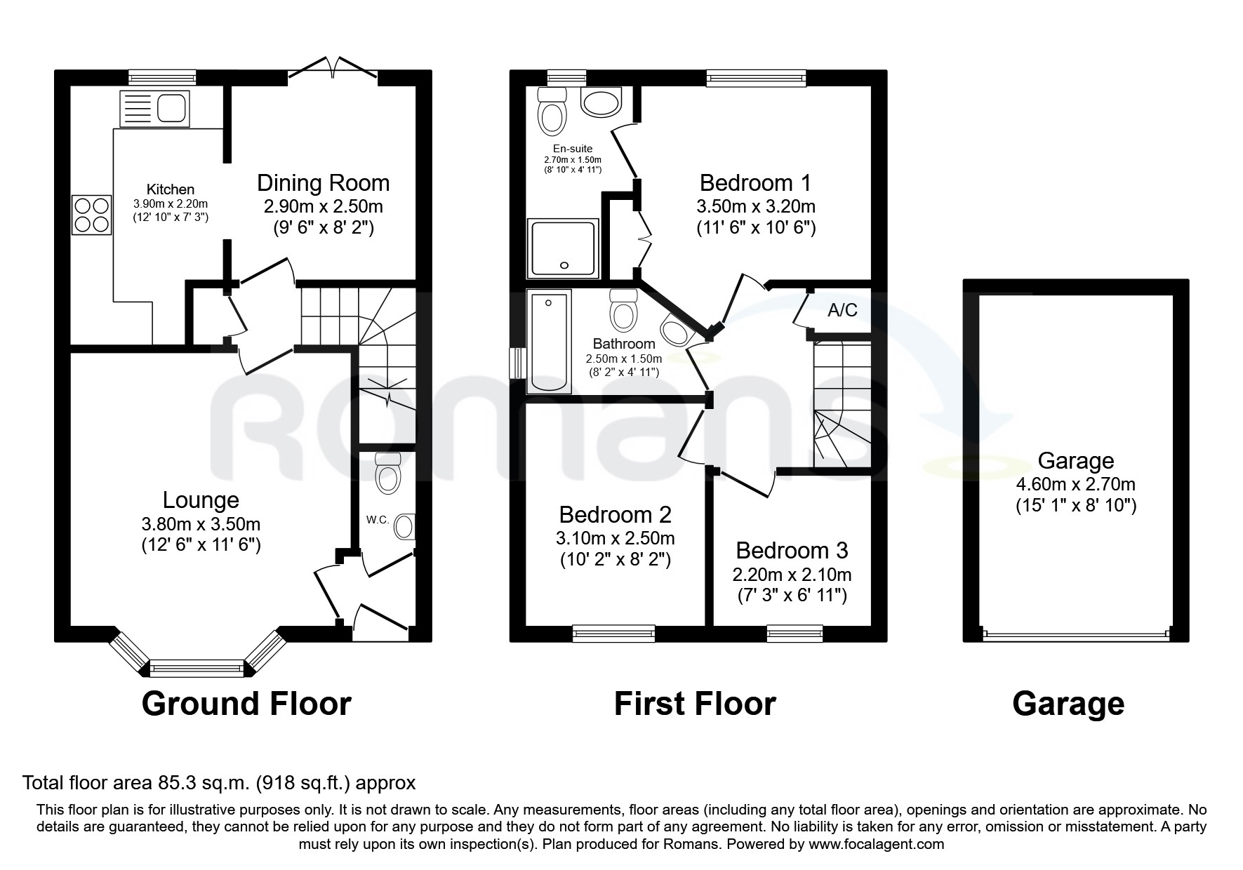 Deardon Way, Reading floorplan