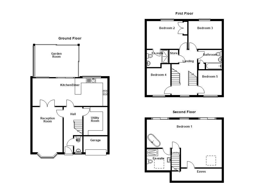 22, Ward Way, Rossendale floorplan