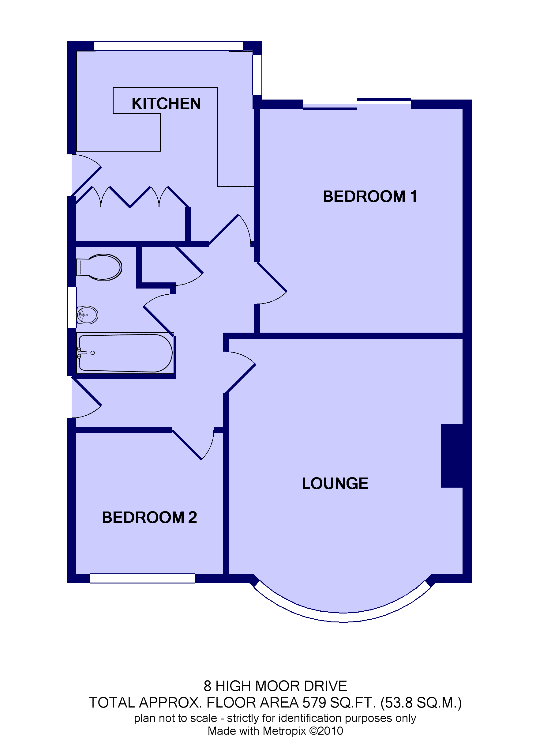 2 Bedrooms Bungalow to rent in High Moor Drive, Leeds, West Yorkshire LS17