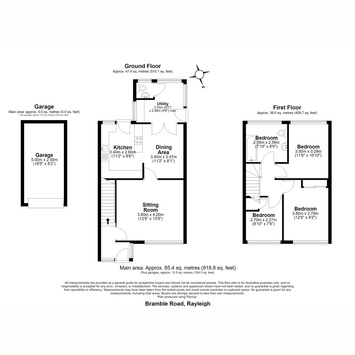 57, Bramble Road, Essex floorplan