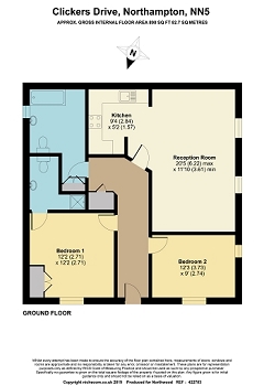 2 Bedrooms Flat for sale in Clickers Drive, Upton, Northampton NN5