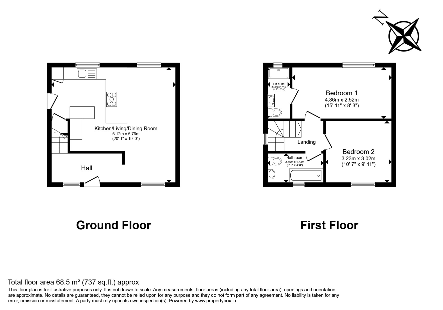 10, Heather Grove, Keighley floorplan