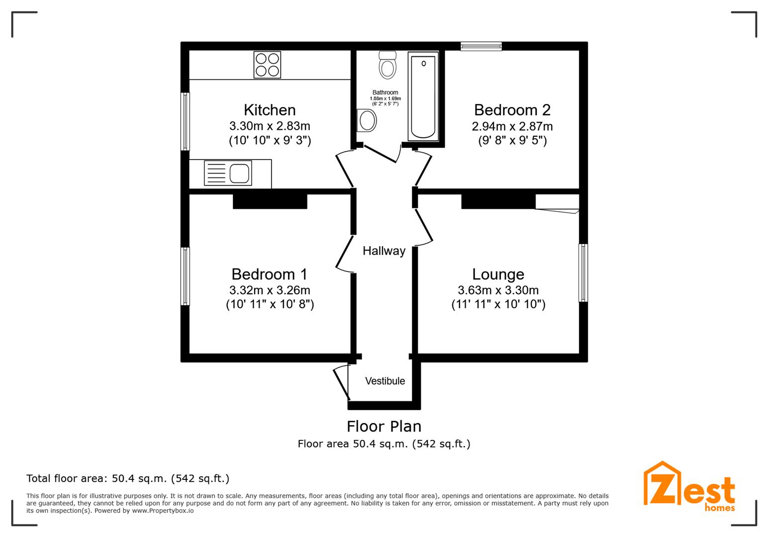 Flat 4, 163, Station Road, Herne Bay floorplan