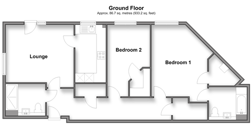Great Tattenhams, Epsom floorplan