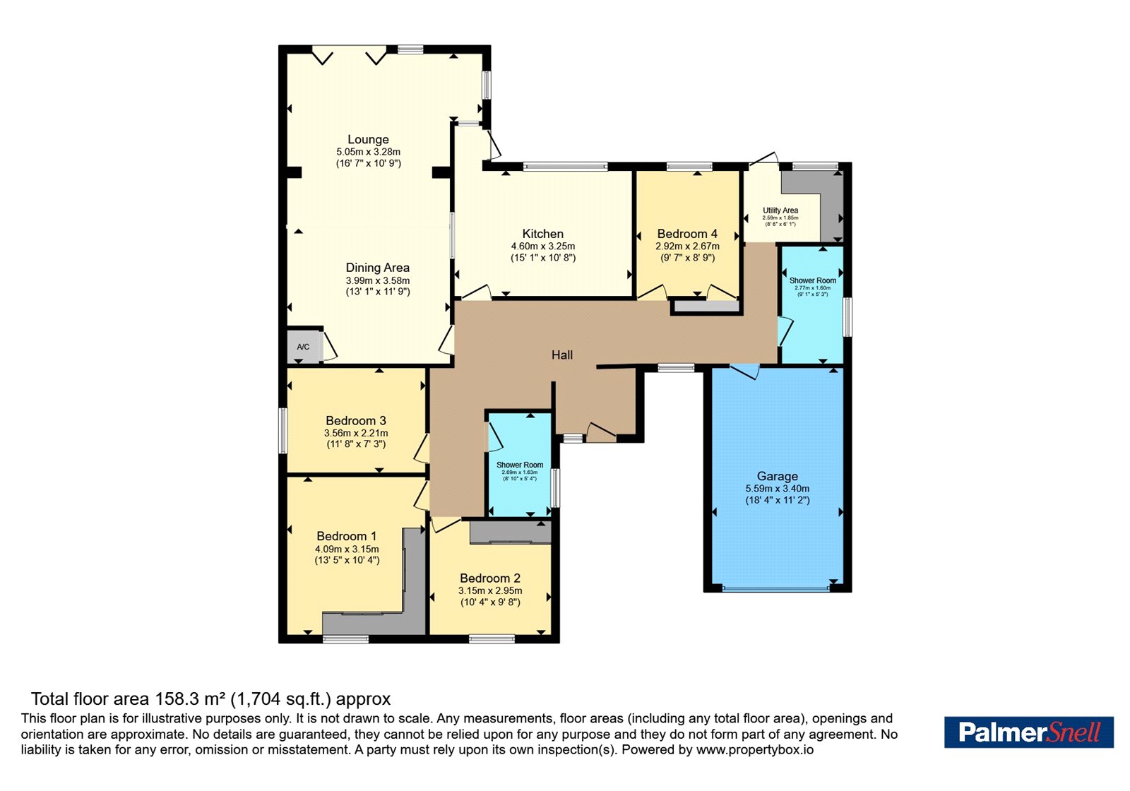 7, Link Rise, Wimborne floorplan