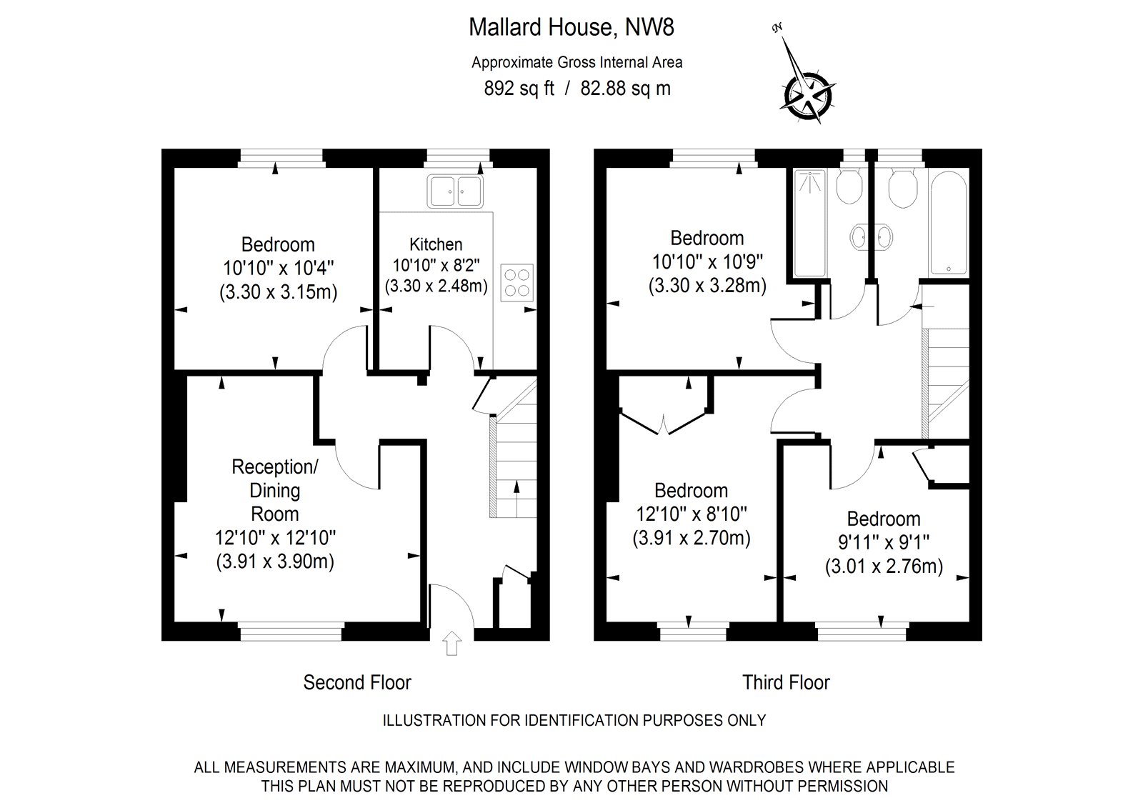 4 Bedrooms Flat to rent in Mallard House, Barrow Hill Estate, London NW8