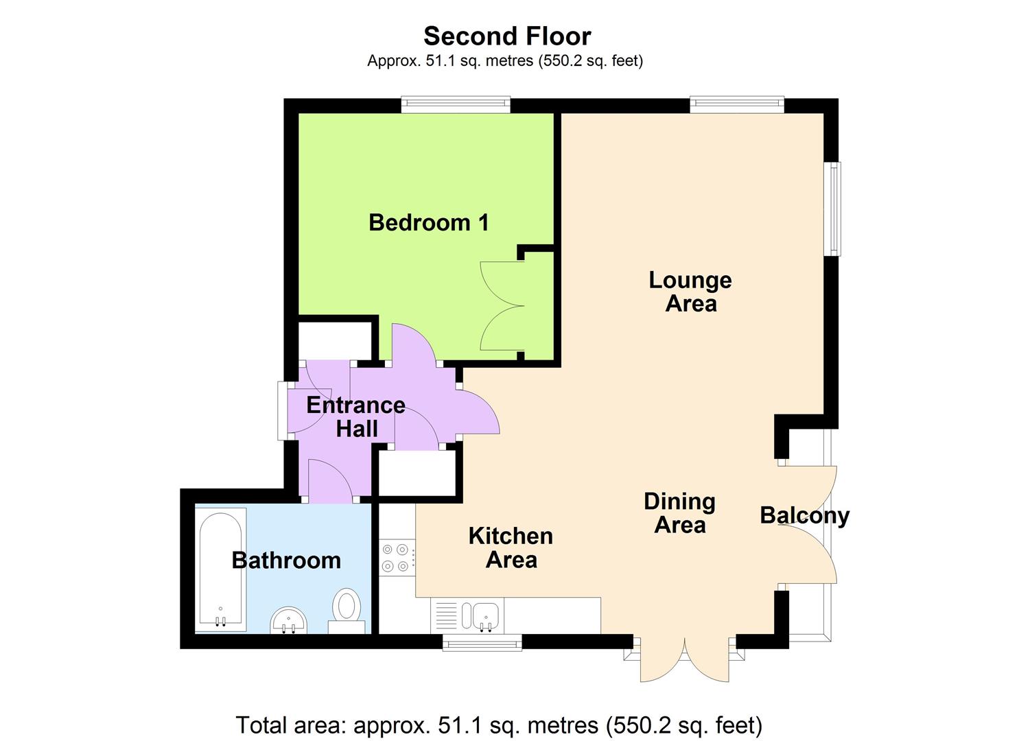 1 Bedrooms Flat for sale in Claypit Walk, Wilford Place, Nottingham NG11