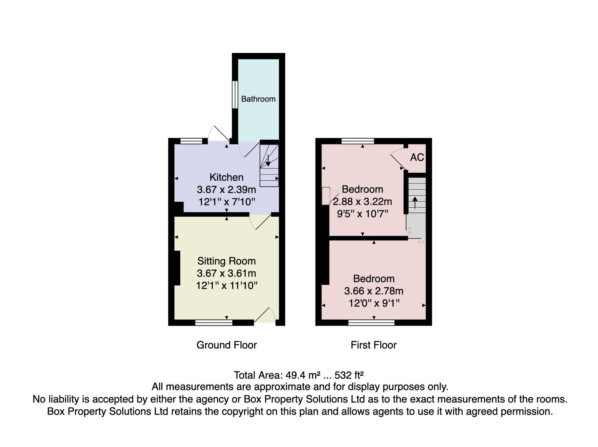 33 Regent Mount, Harrogate floorplan