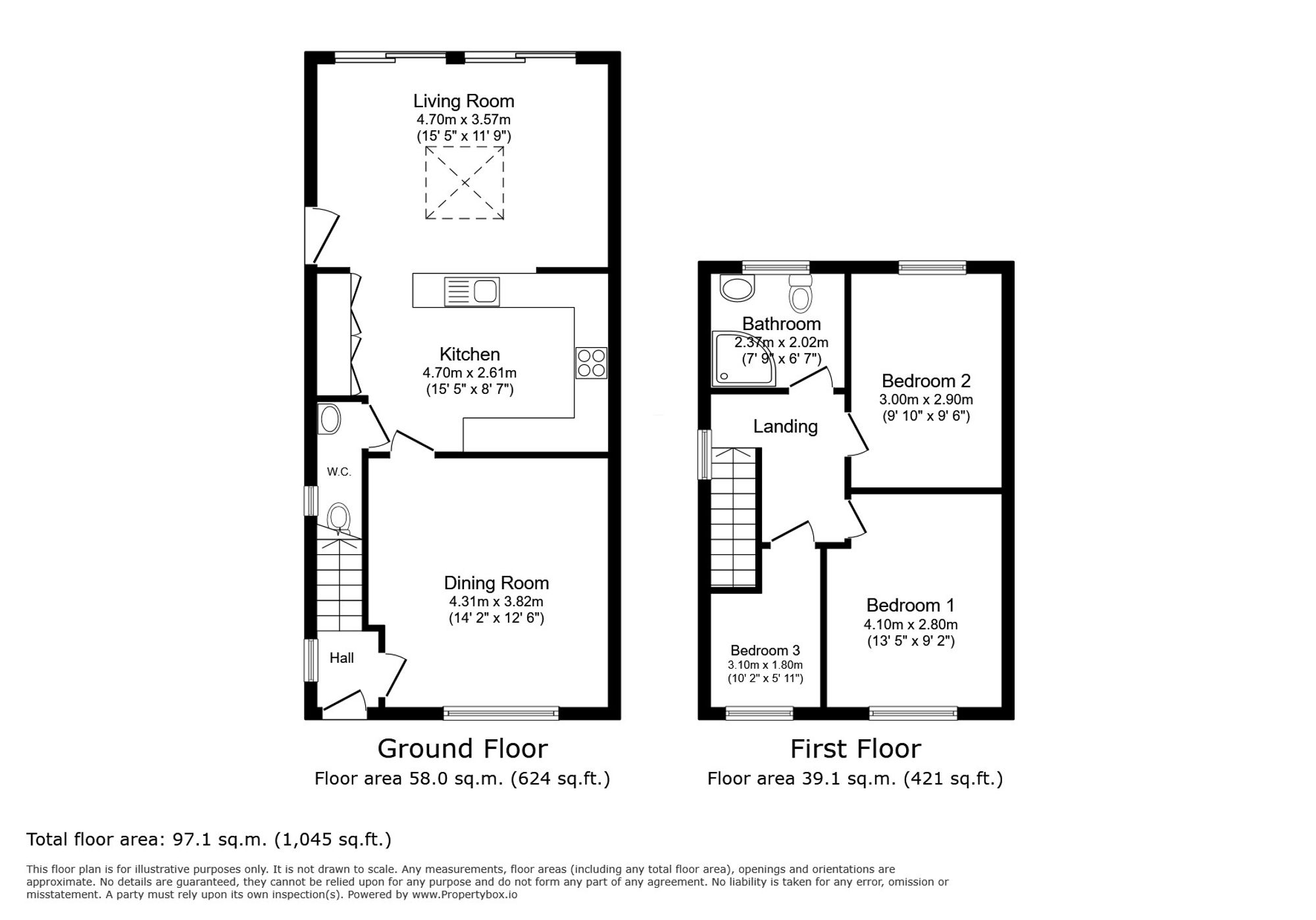 24 Hillside Road, Frodsham floorplan