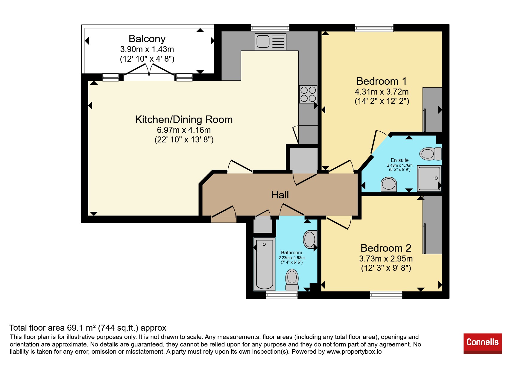27, Grange House, Grange Drive, High Wycombe floorplan