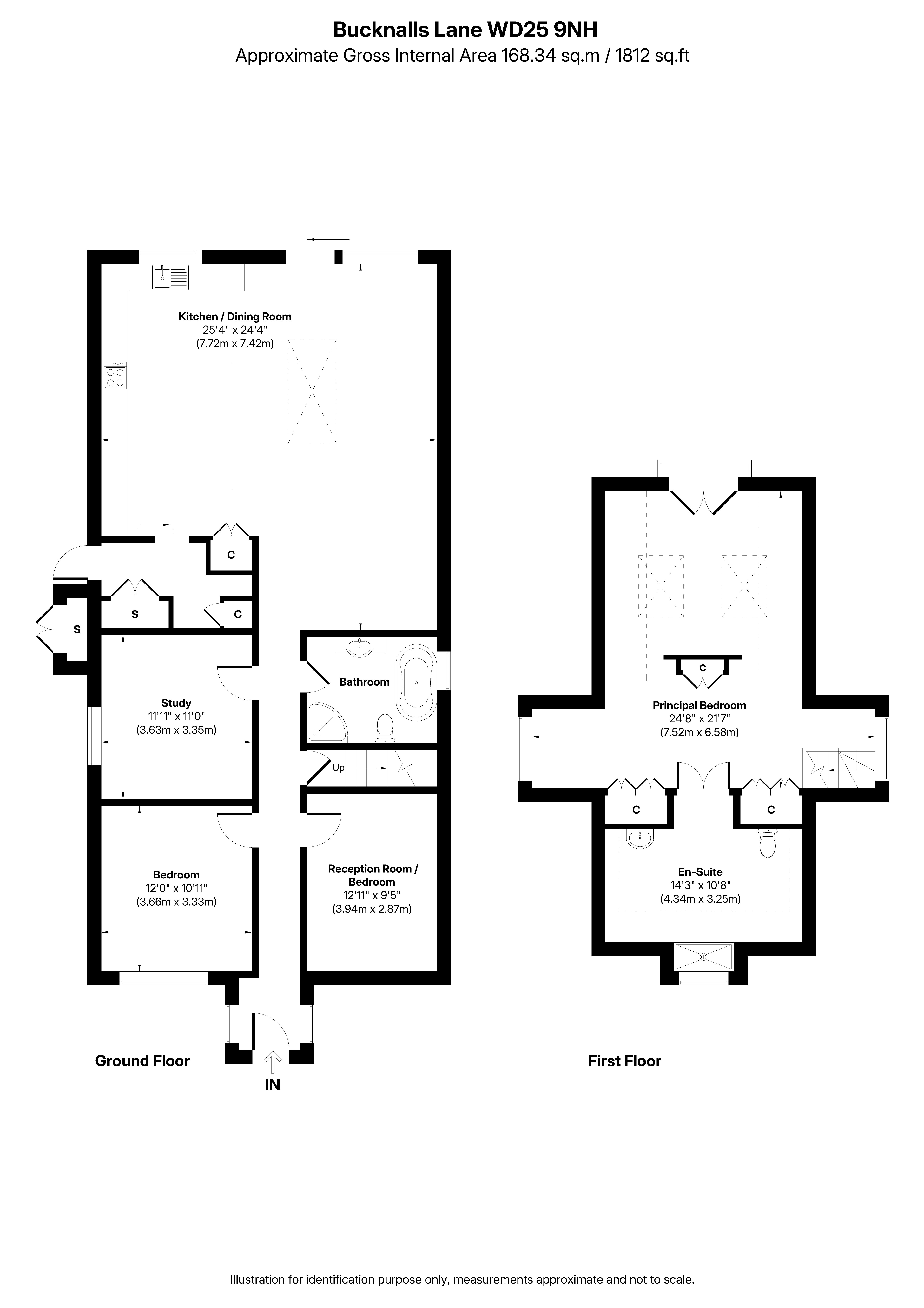 94, Bucknalls Lane, Hertfordshire floorplan