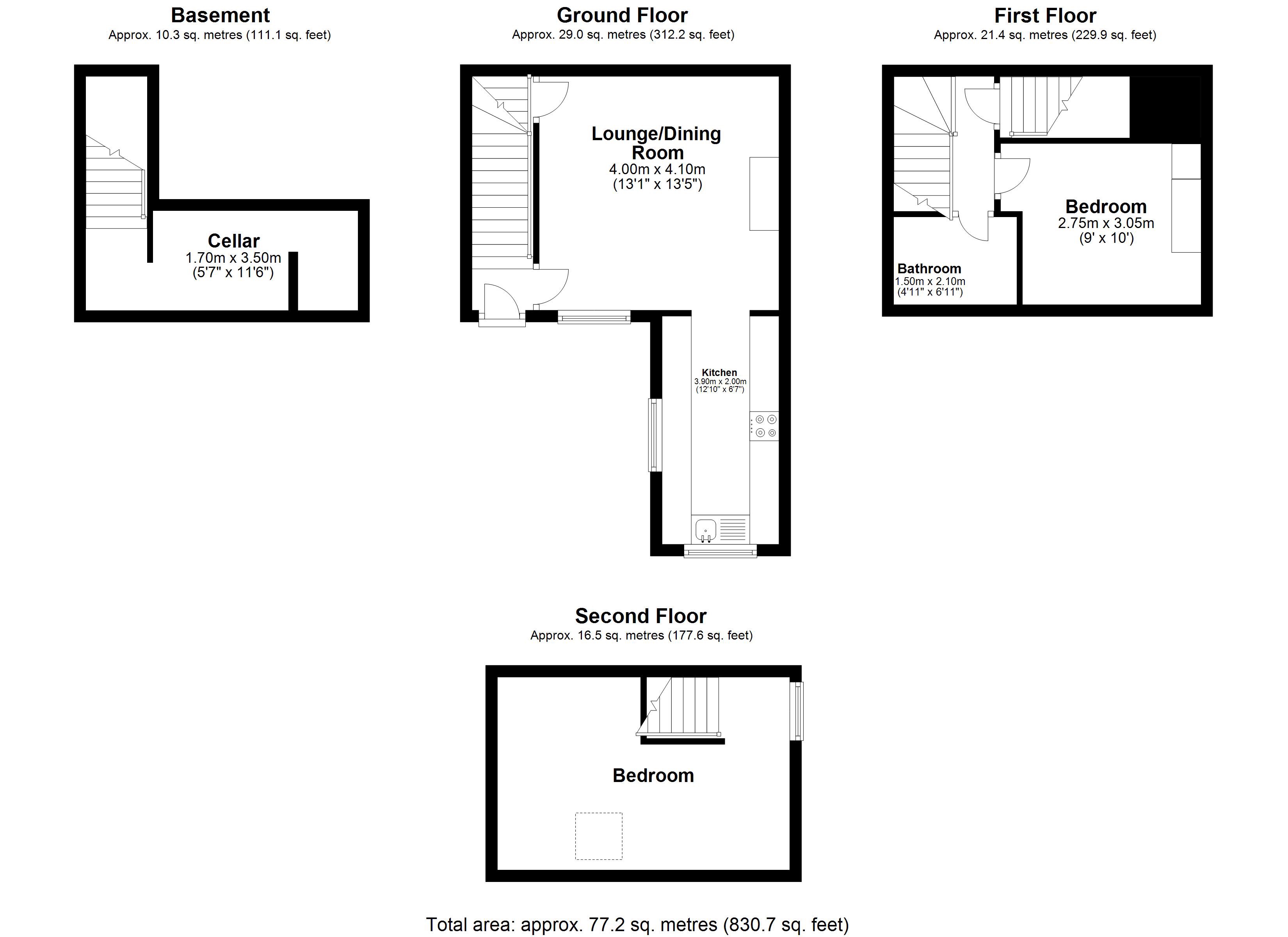 2 Bedrooms End terrace house for sale in Back Cavendish Road, Idle, Bradford BD10