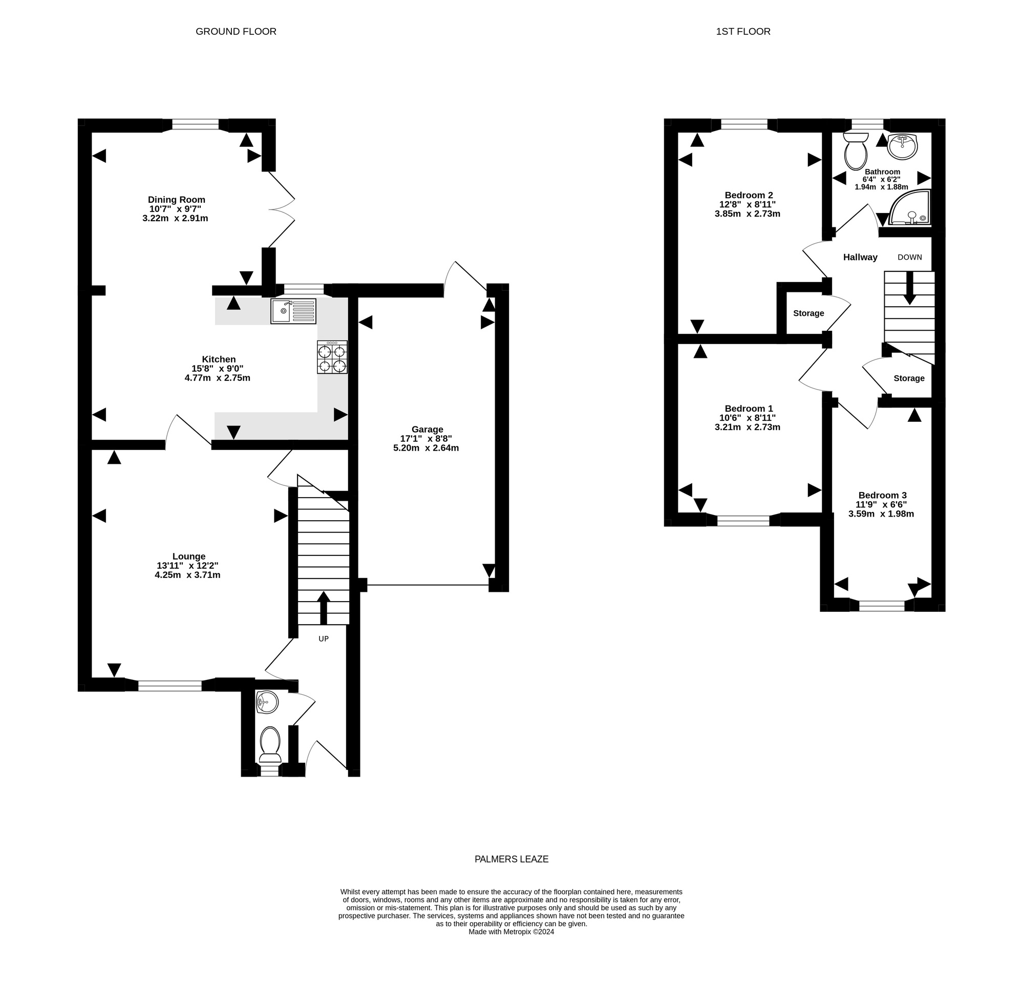 122 Palmers Leaze, Bristol floorplan
