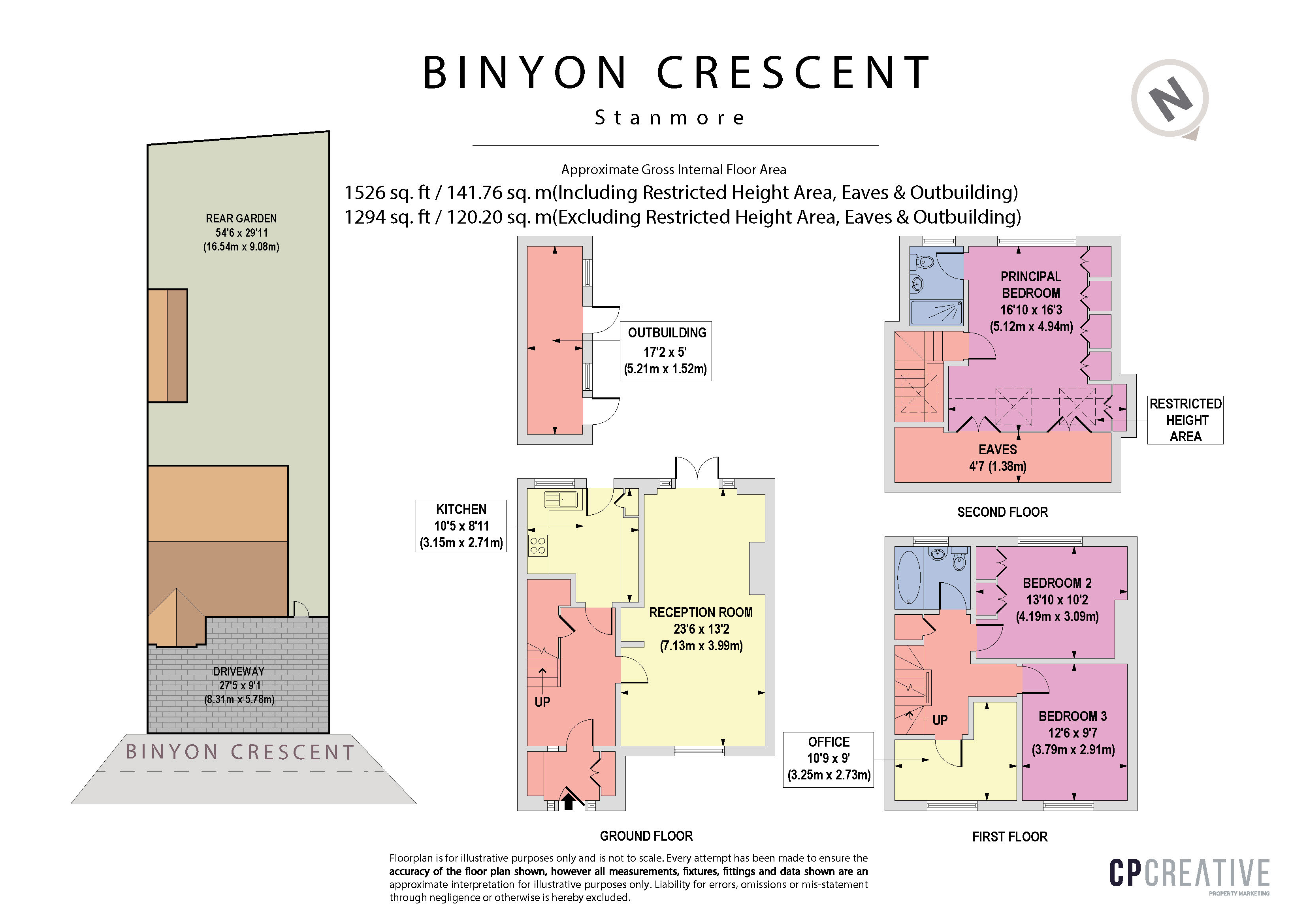 29, Binyon Crescent, Stanmore floorplan
