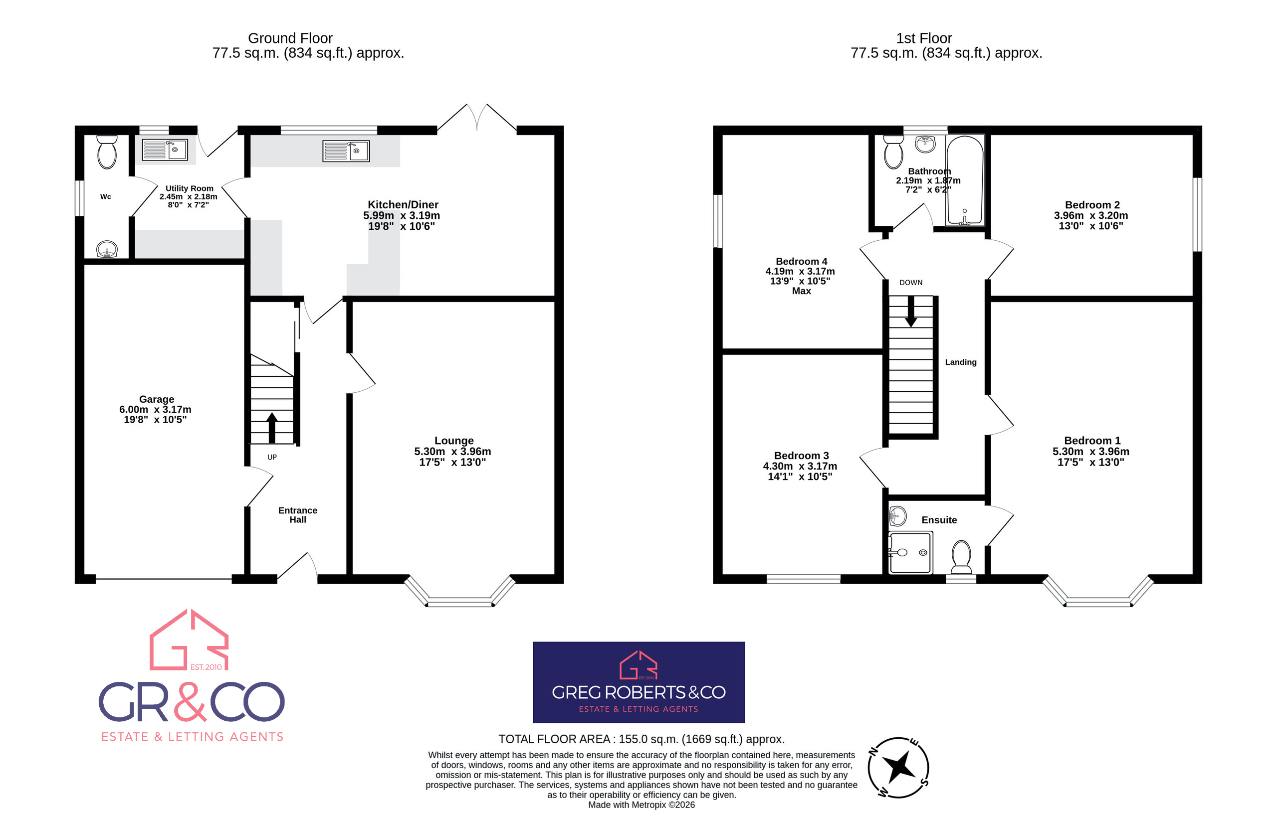 Maple House, Tredegar floorplan