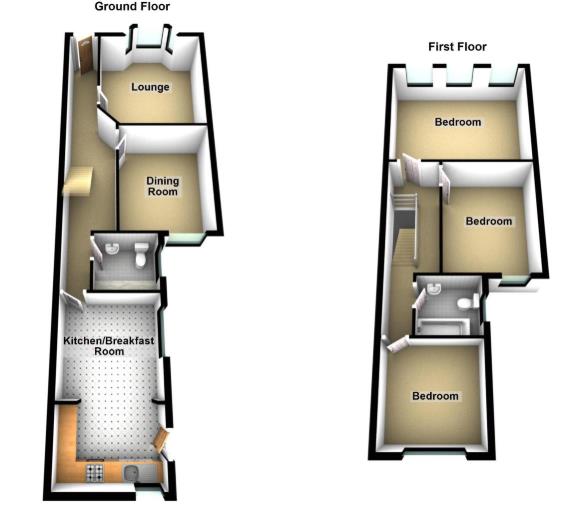 44,, Gerald Street, Wrexham floorplan