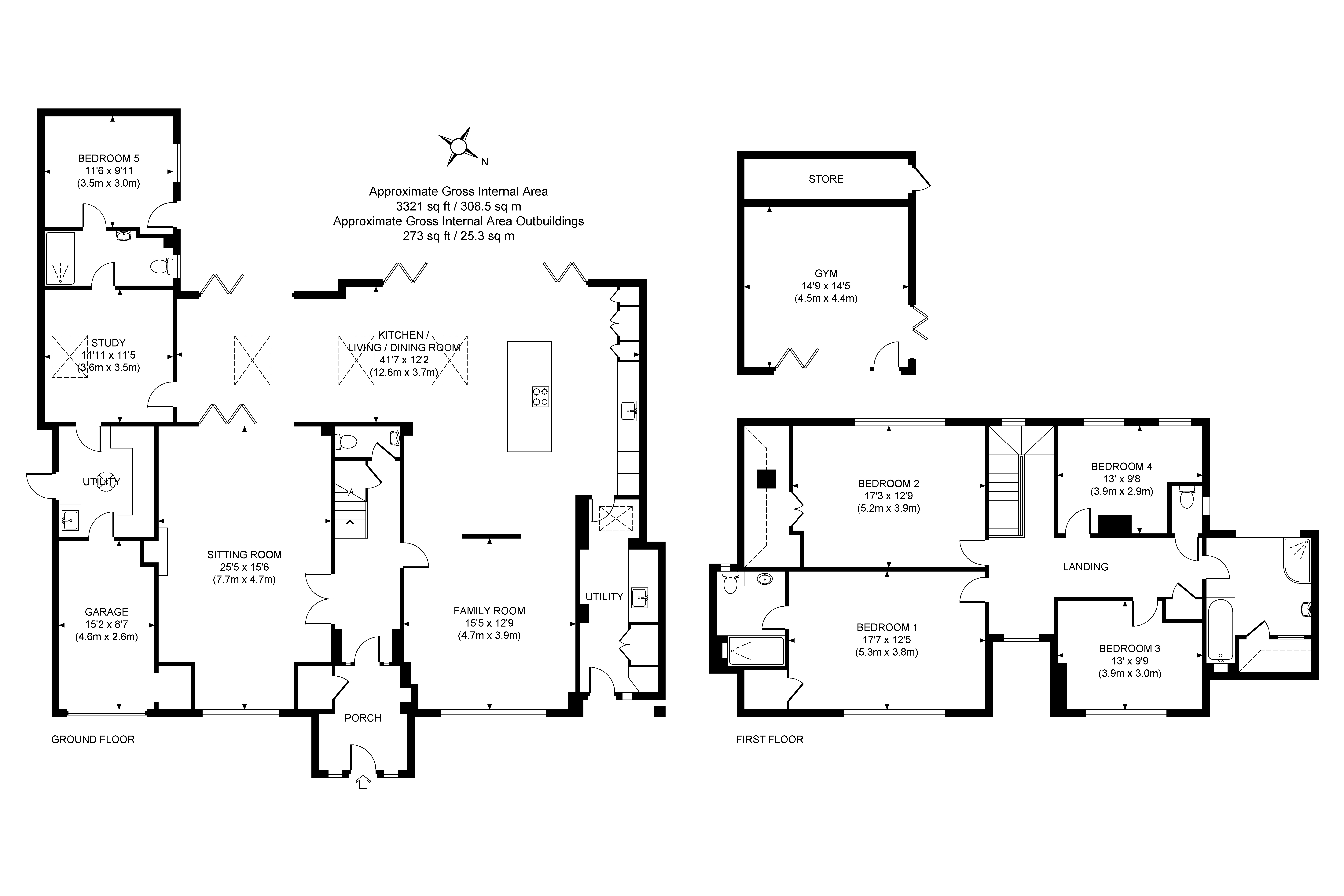 5 Bedrooms Detached house for sale in Horsell, Woking, Surrey GU21