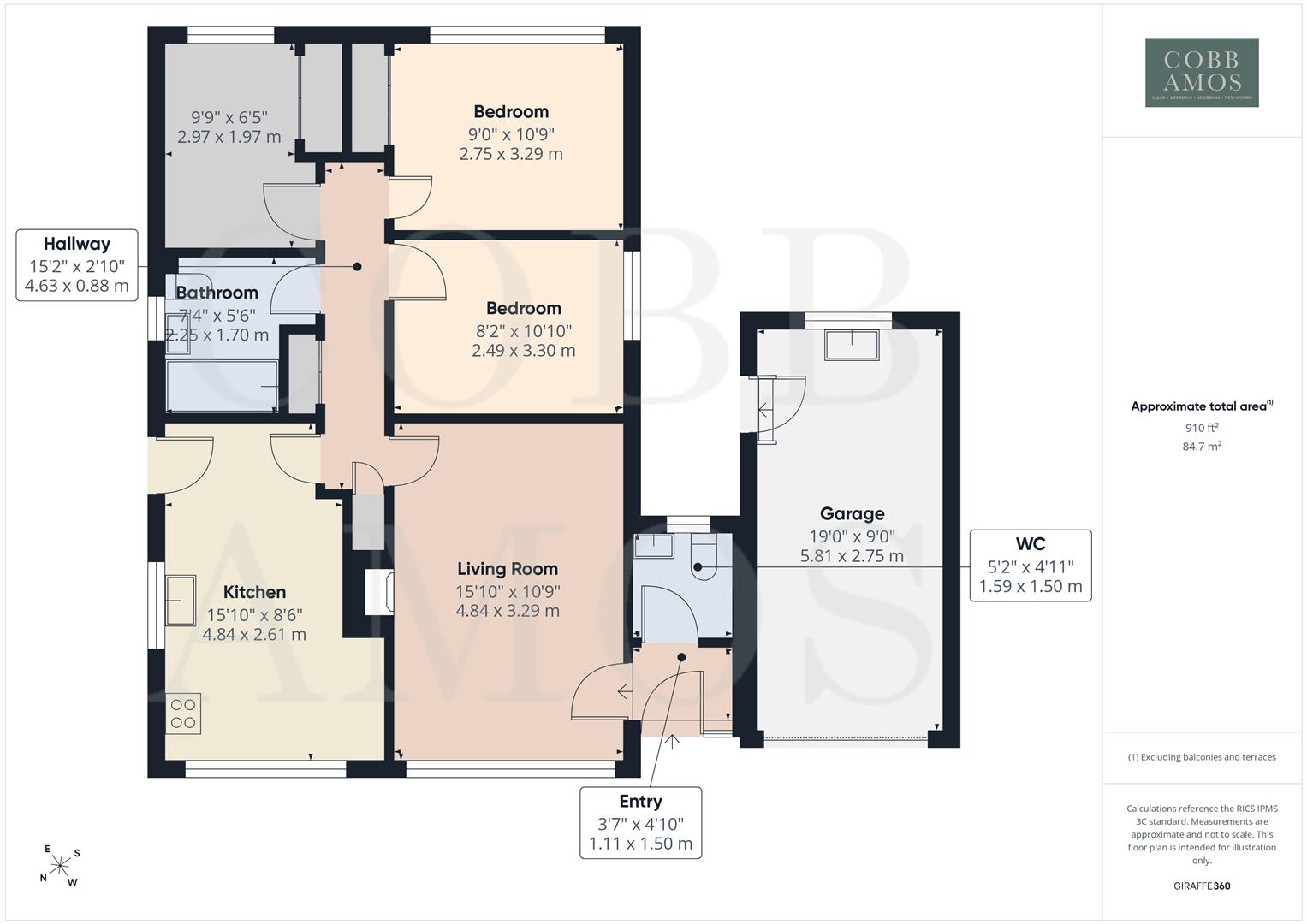 12, Mortimer Close, Ludlow floorplan