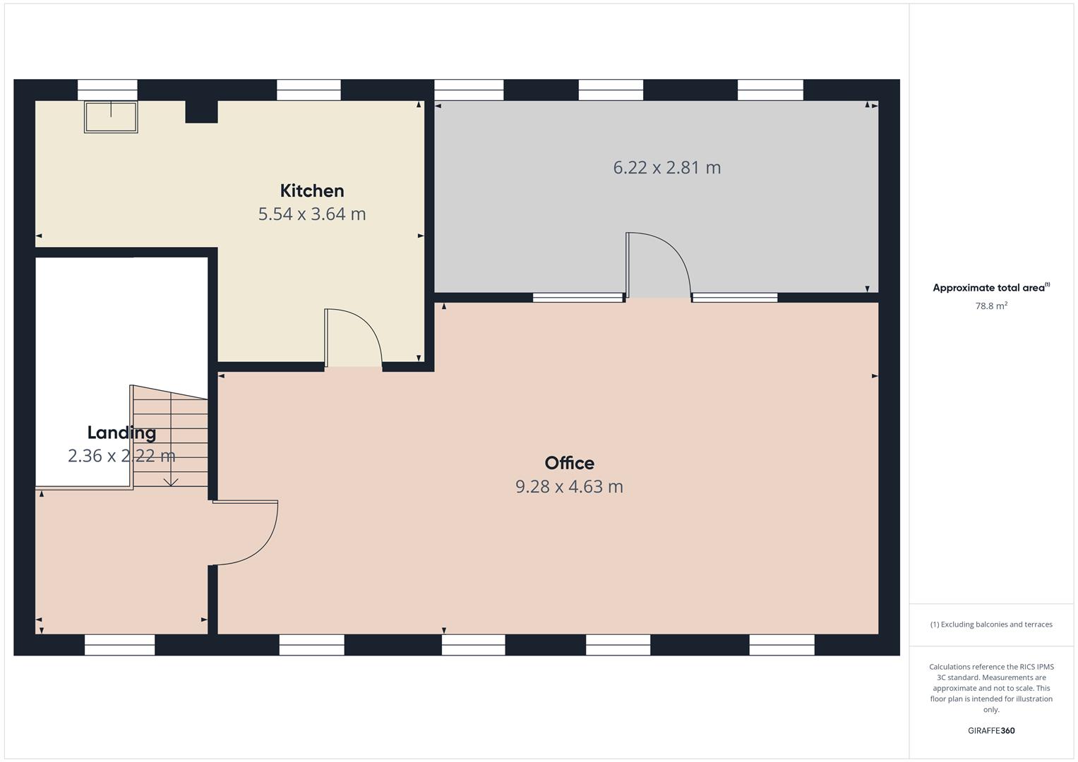 Second Floor Office, 96-98, Victoria Road, Wallasey floorplan