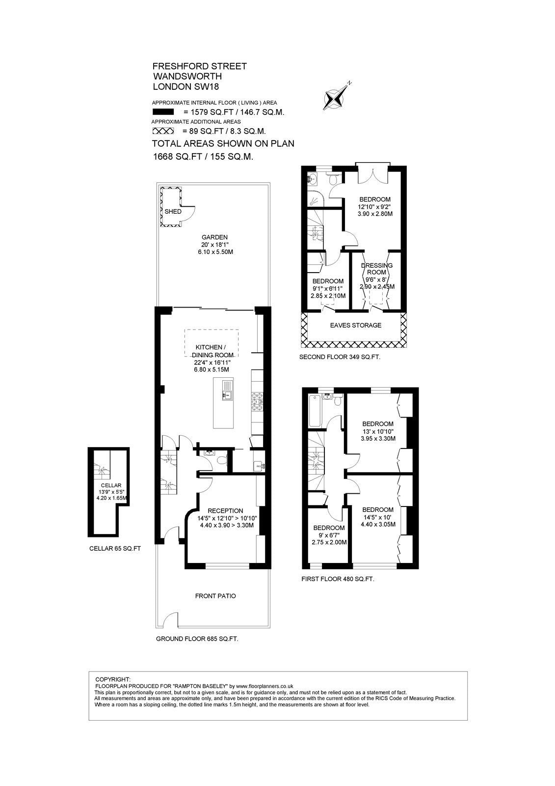 35, Freshford Street, London floorplan