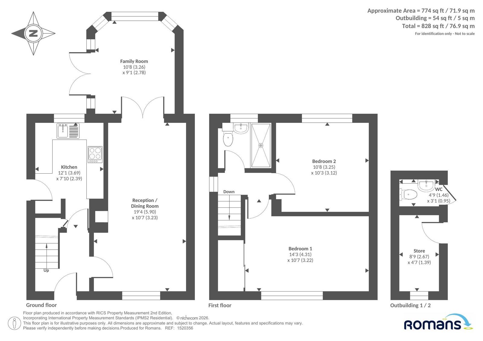68, Priestwood Avenue, Berkshire floorplan