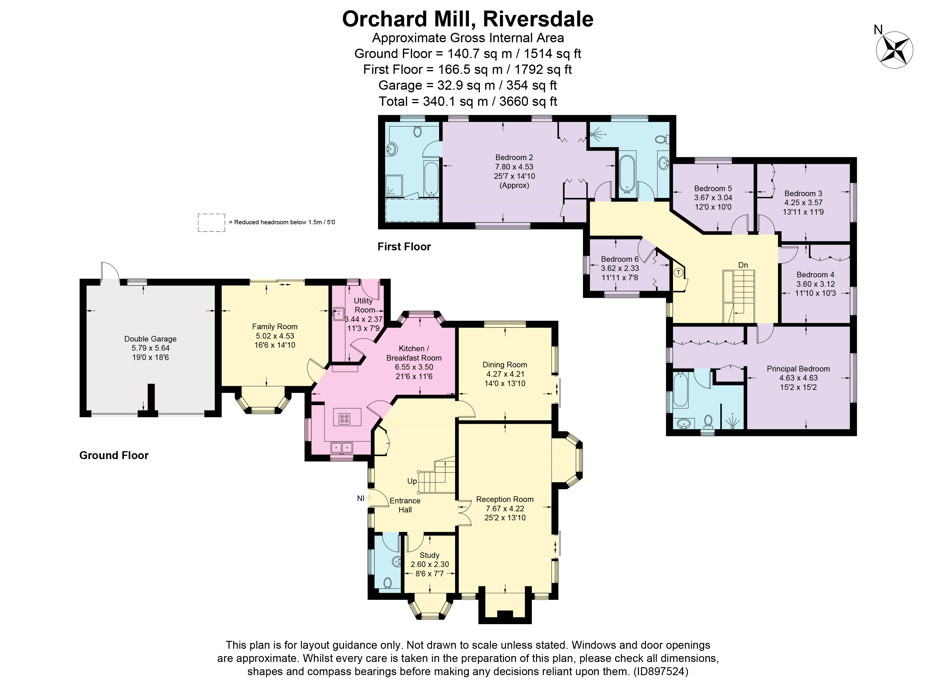 Orchard Mill, Riversdale, Bourne End, Buckinghamshire SL8, 6 bedroom