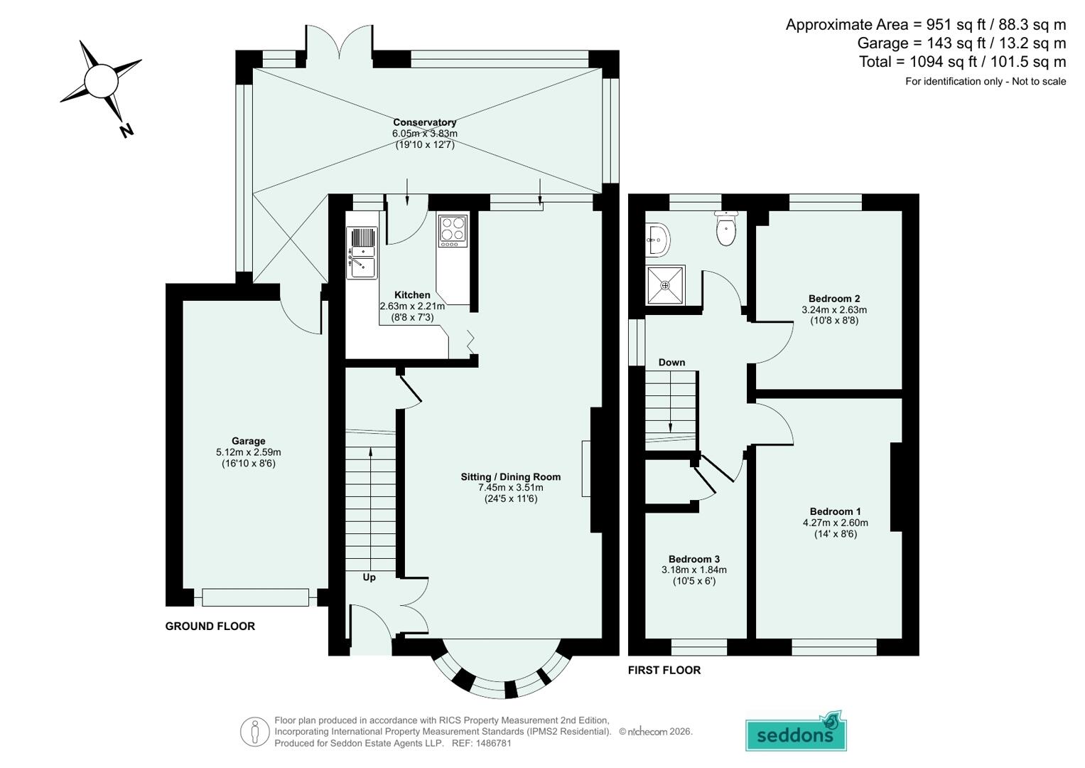 5, Market Close, Tiverton floorplan