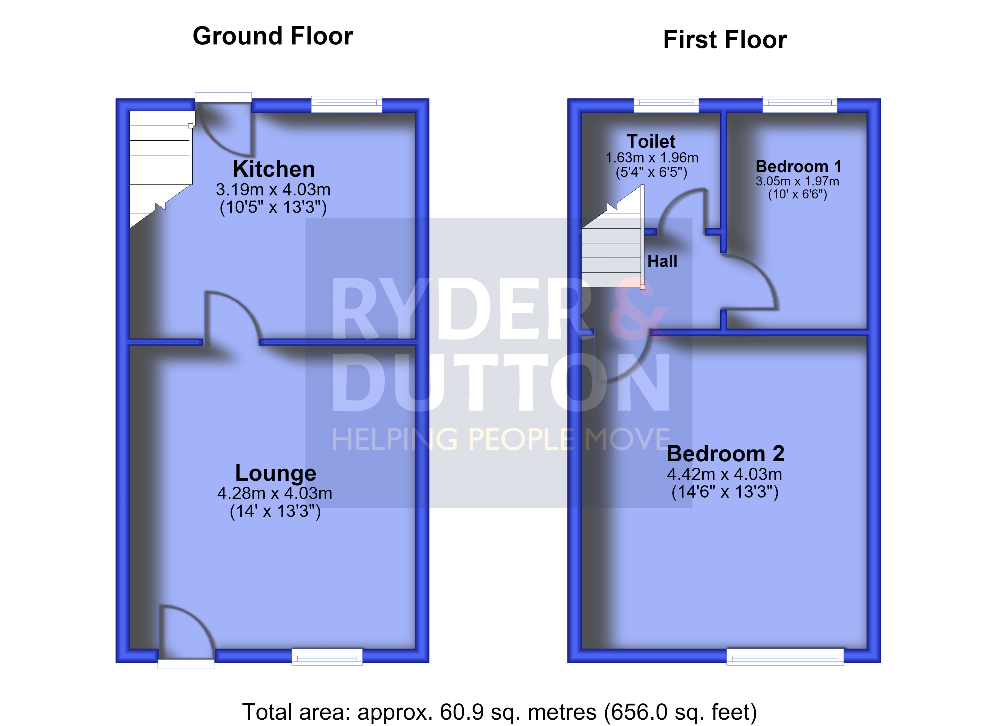 1, Harvard Street, Rochdale floorplan
