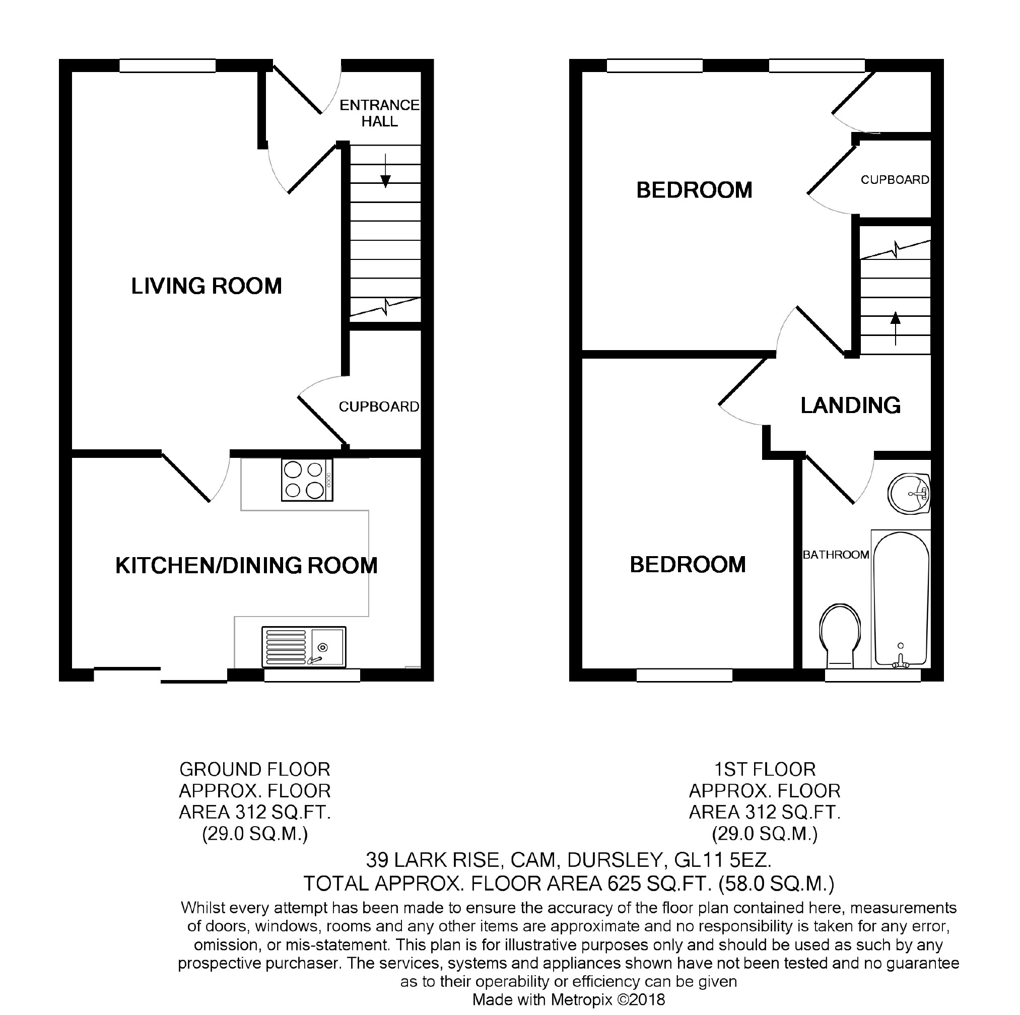 2 Bedrooms End terrace house for sale in Larkrise, Cam GL11