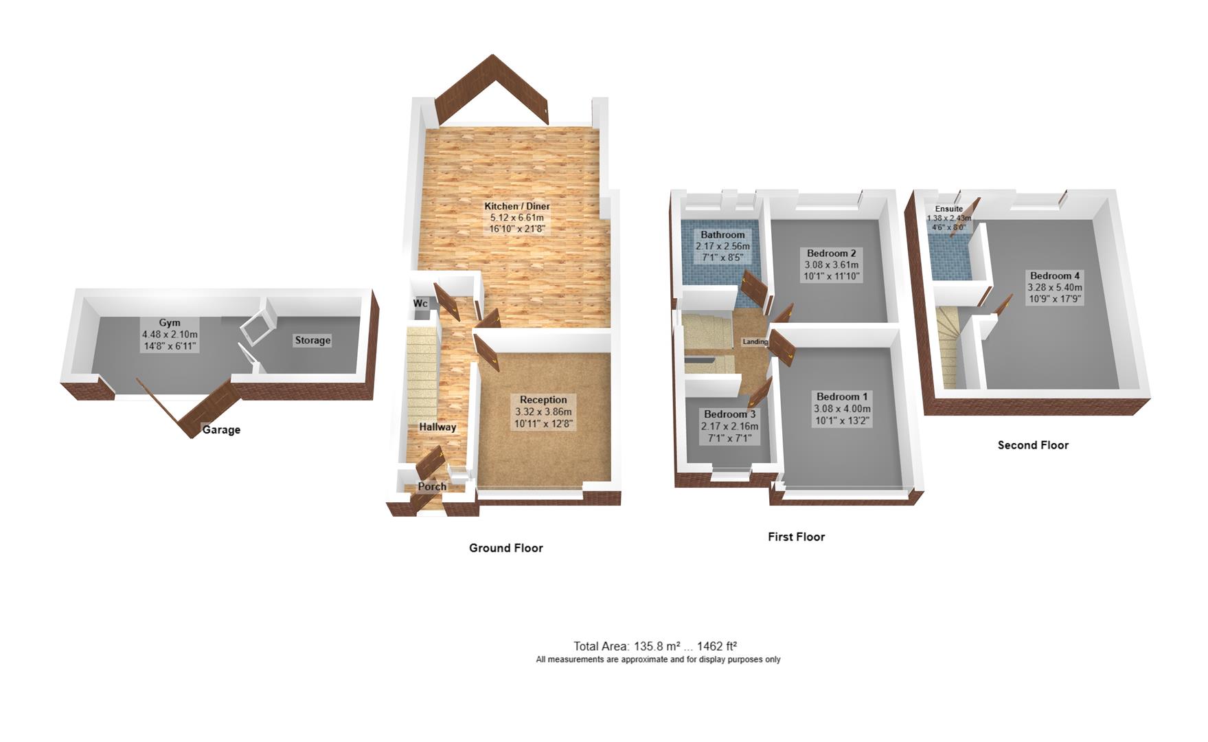 21, Huggins Lane, Hatfield floorplan