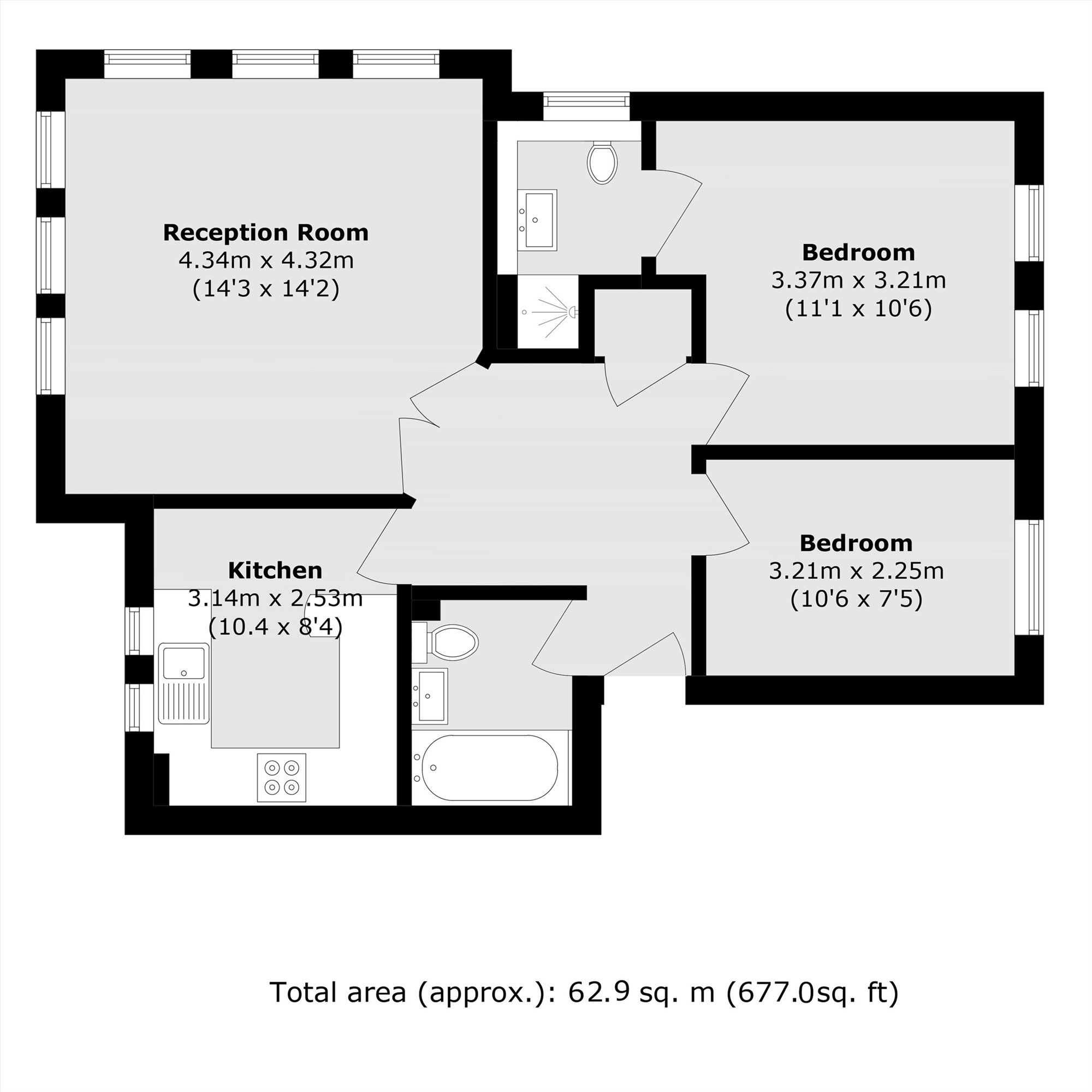 4, Gilbert Close, London floorplan