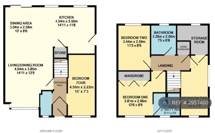 Ensor Close, Swindon floorplan