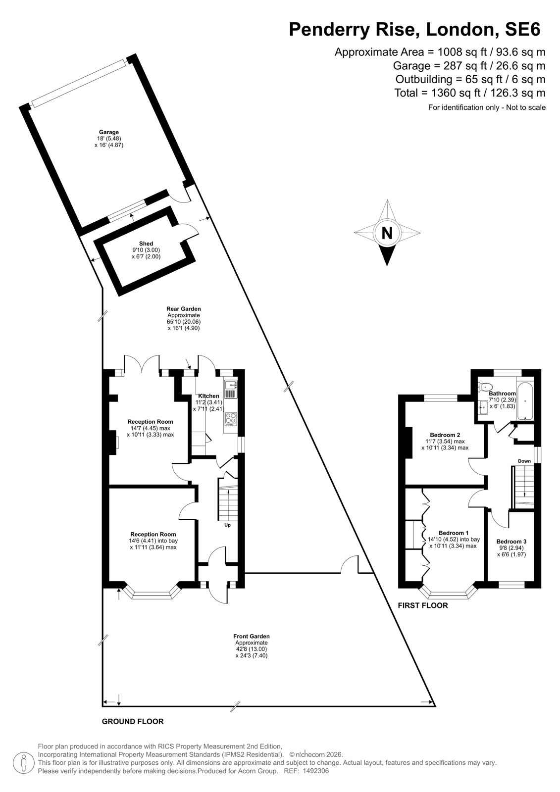 2, Penderry Rise, London floorplan