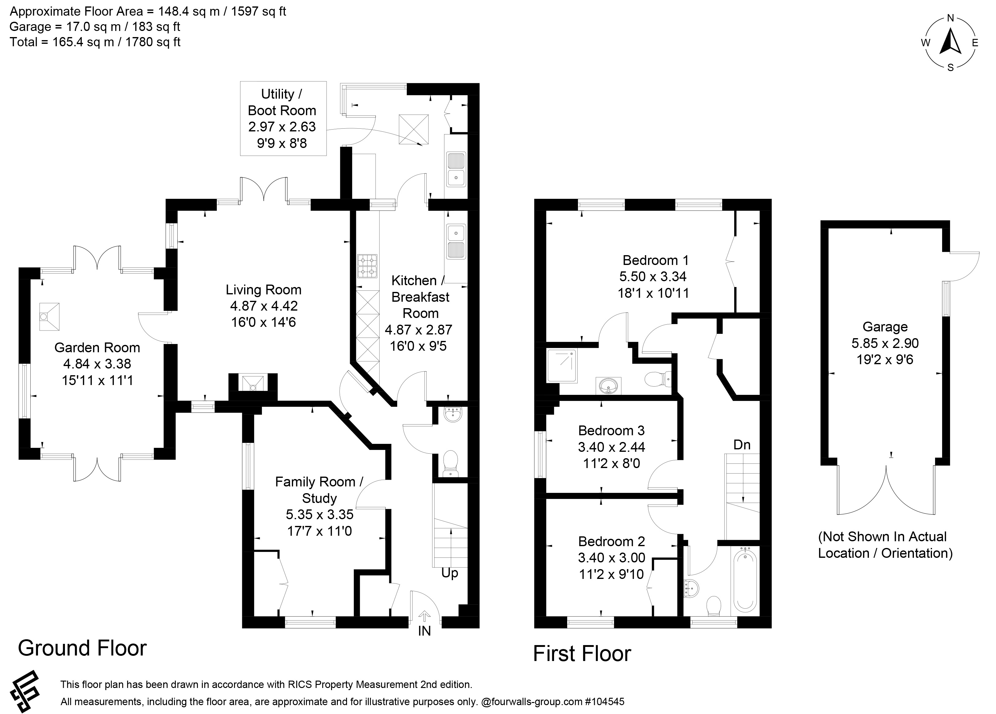 Chalkstream,, Winchester Road, Stockbridge floorplan