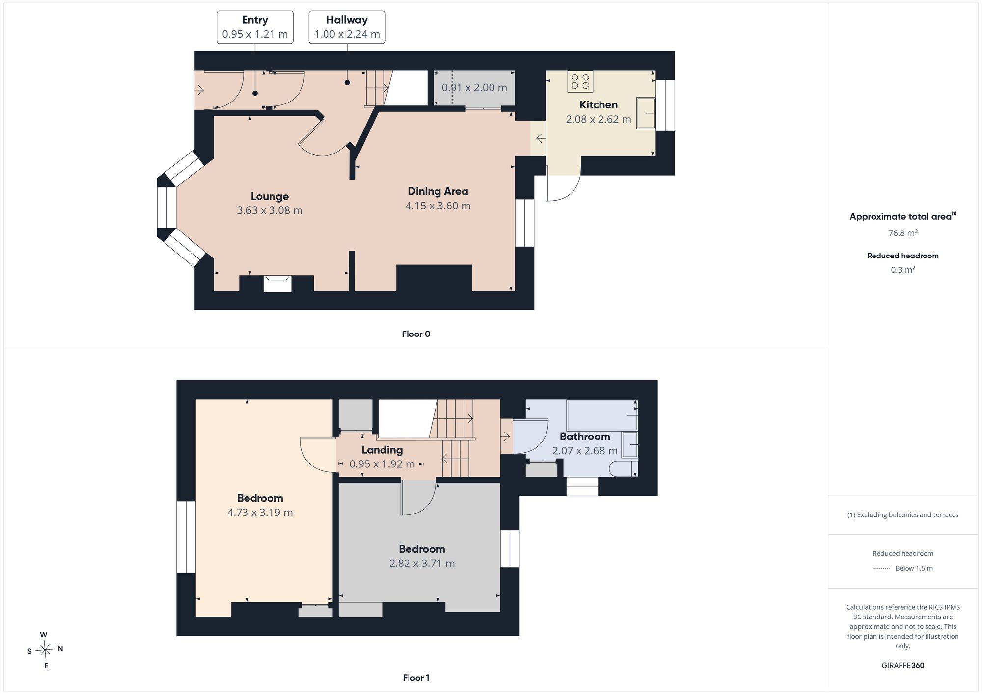 27 Derwent Gardens, Gateshead floorplan