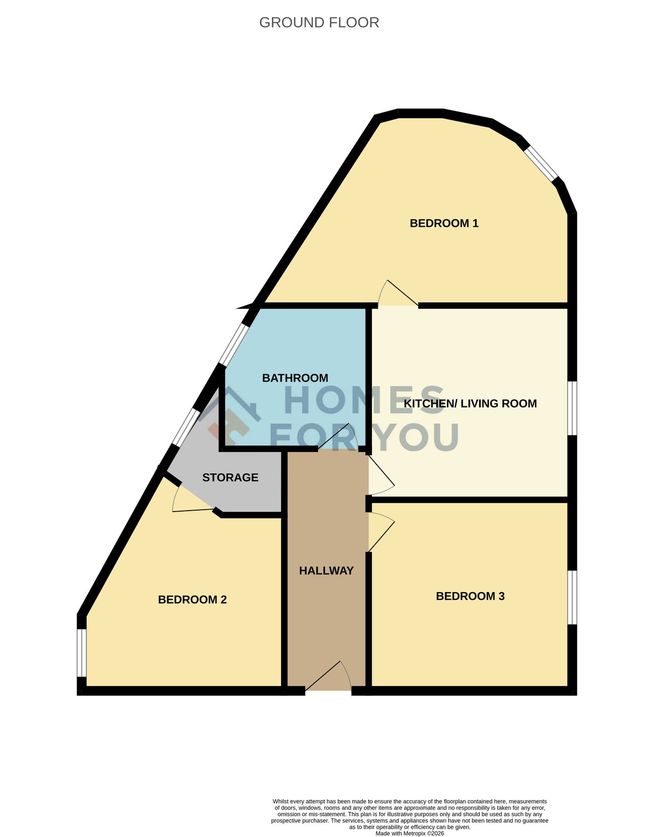7b, Ronald Place, Stirling floorplan