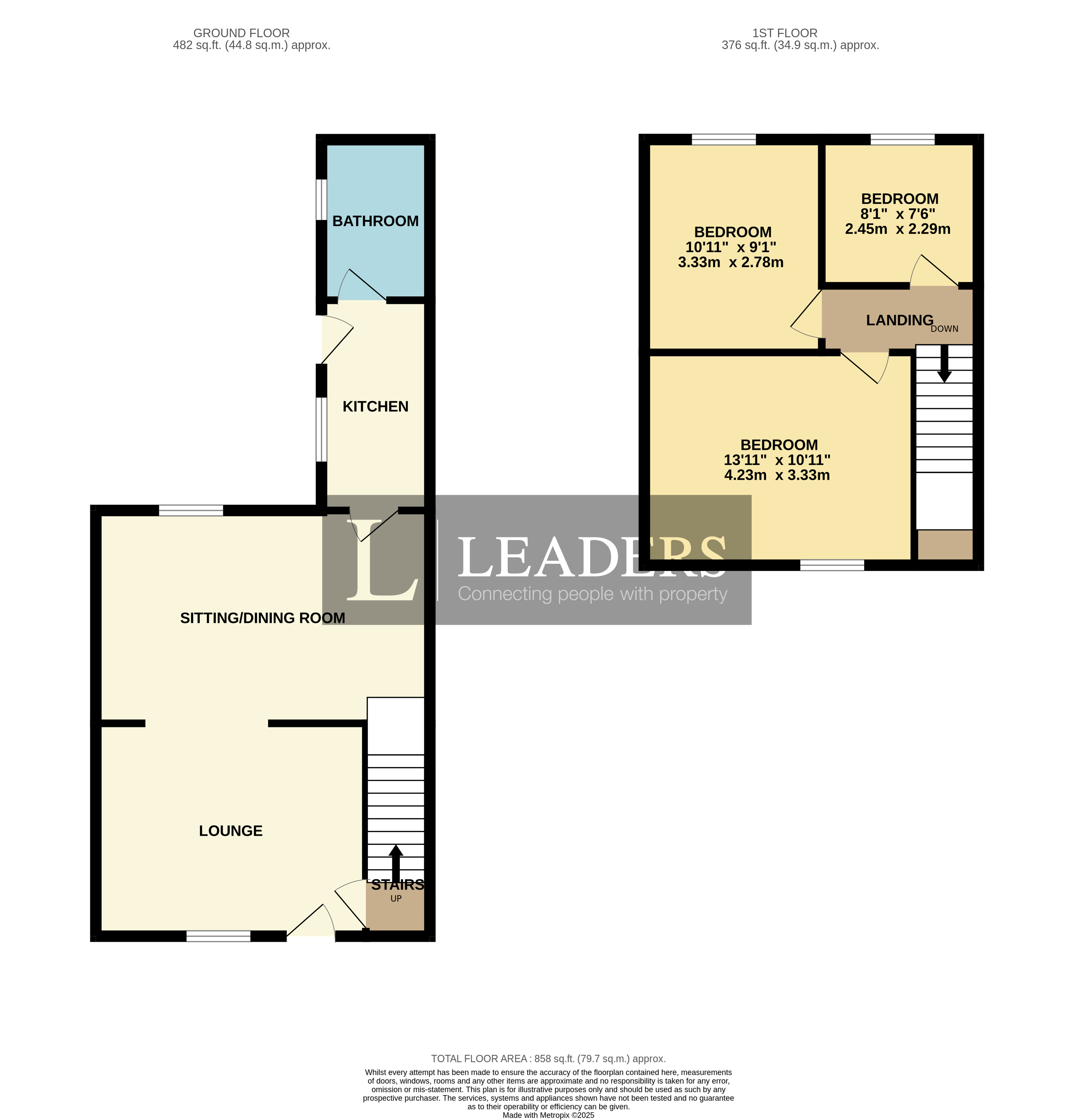 6, Casson Street, Nottingham floorplan