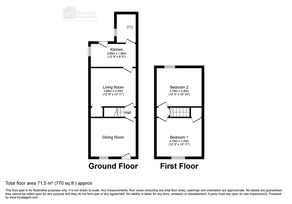 24, Bamford Street, Alfreton floorplan