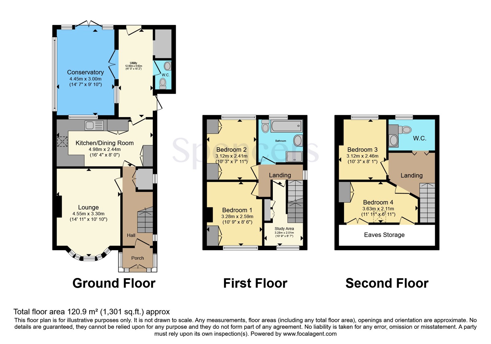 28, Alton Road, Leicestershire floorplan