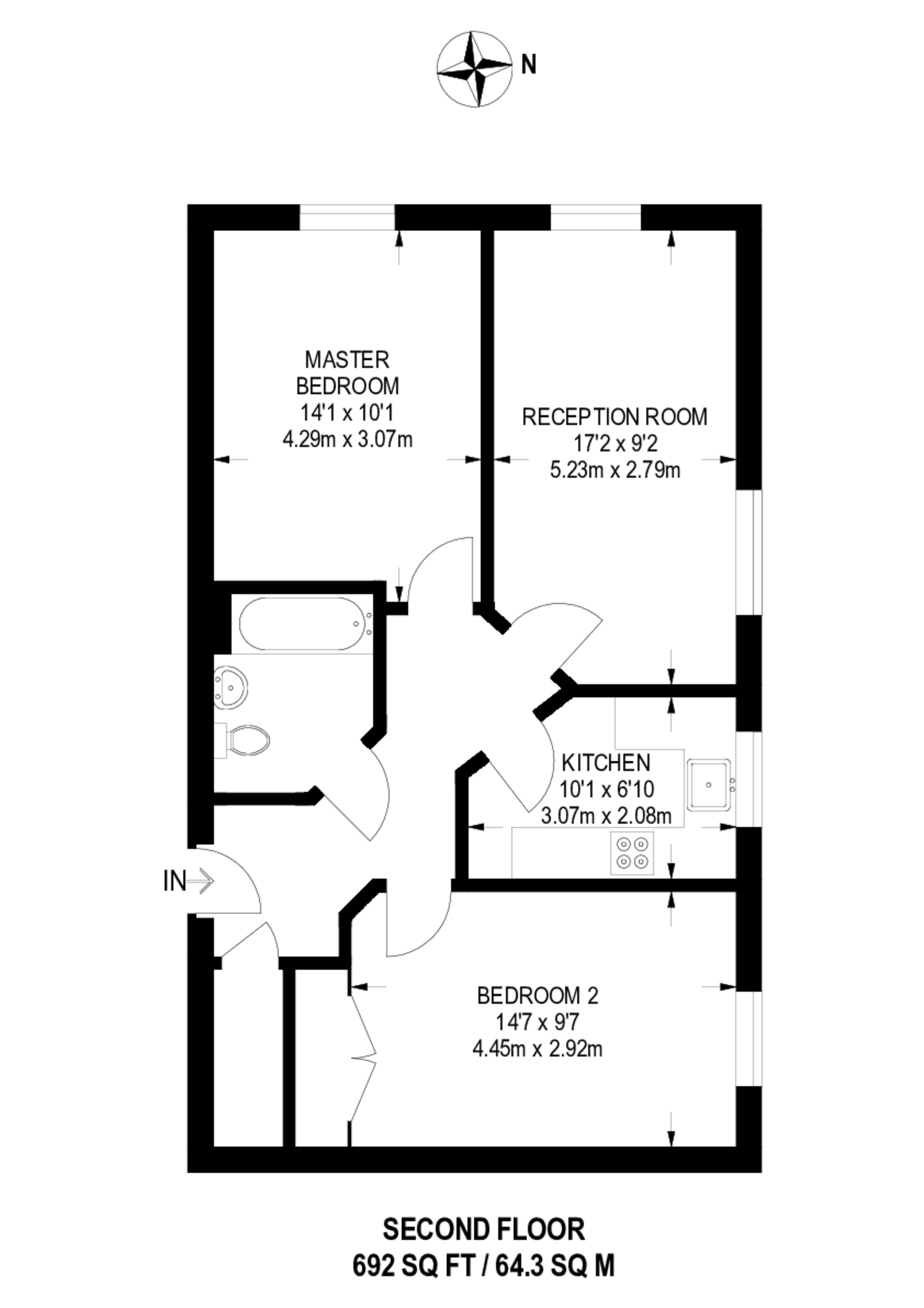 Bristowe Close, Brockwell Park floorplan