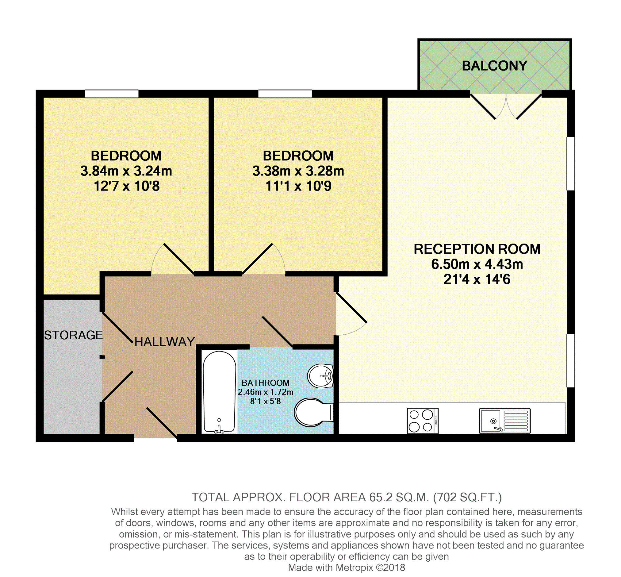 2 Bedrooms Flat to rent in Bloomfield Road, London SE18