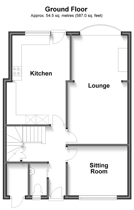 Silver Trees, Shanklin, Isle Of Wight PO37, 3 bedroom semidetached house for sale 63985914