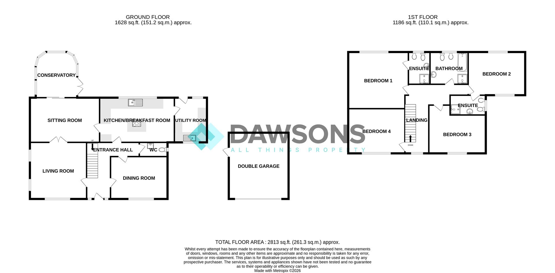 1, Llys Le Breos, Swansea floorplan