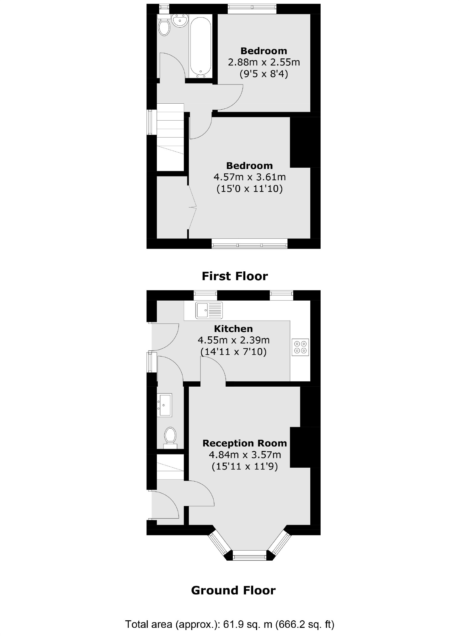 78, Browning Avenue, London floorplan